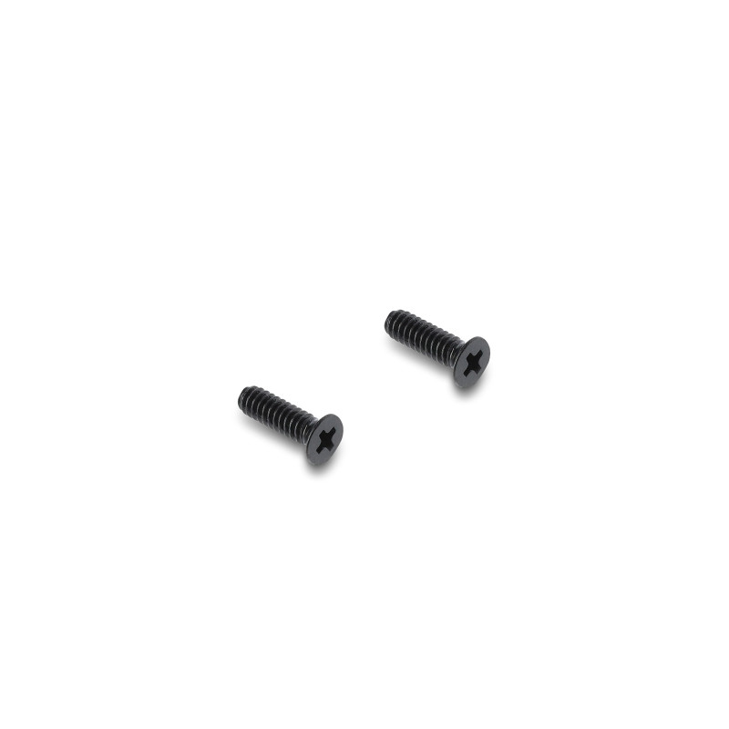 Delock Panel Mount DC 5,5 x 2,1 mm Buchse zu DC 5,5 x 2,1 mm Stecker schwarz