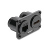 Delock Dual Einbaubuchse RJ45 Buchse Cat.6 + HDMI Buchse 4K schwarz