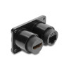 Delock Dual Einbaubuchse RJ45 Buchse Cat.6 + HDMI Buchse 4K schwarz
