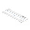 Delock Klett-Kabelbinder L 150 x B 12 mm weiß 10 Stück
