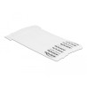 Delock Klett-Kabelbinder L 150 x B 12 mm weiß 10 Stück