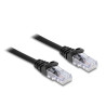 Delock RJ50 Spiralkabel Stecker zu Stecker 3 m schwarz