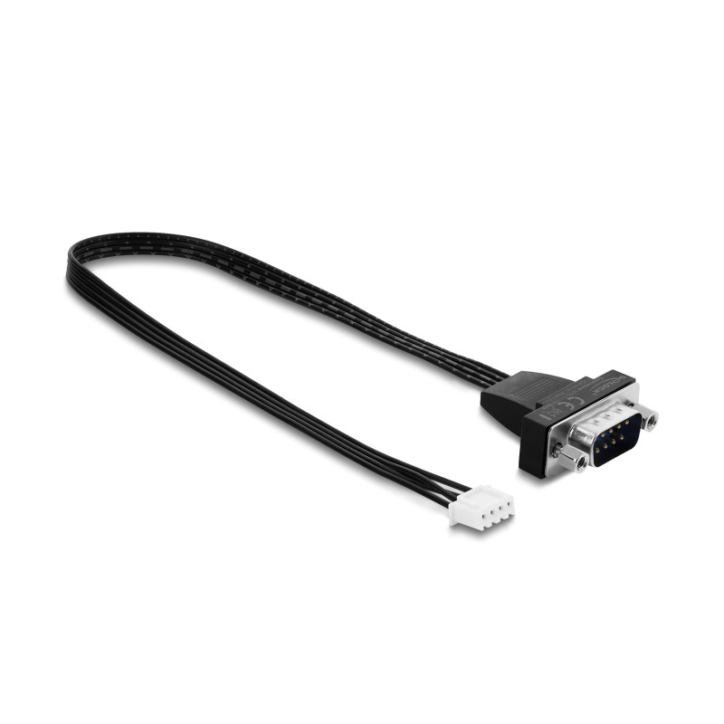 Delock Serielles Anschlusskabel RS-232 D-Sub 9 Pin Stecker zu JST XH 4 Pin Pfostenbuchse 25 cm
