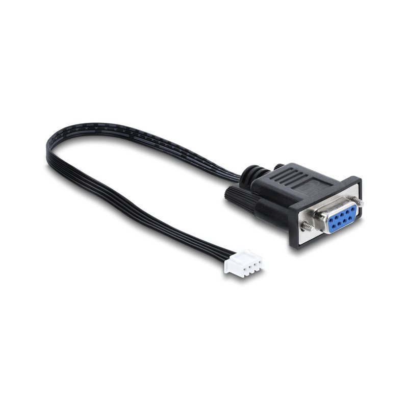 Delock Serielles Anschlusskabel RS-232 D-Sub 9 Buchse zu JST XH 4 Pin Pfostenbuchse 25 cm