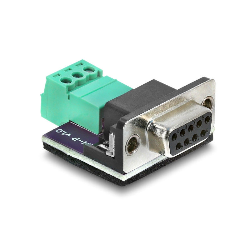 Delock D-Sub 9 Pin Buchse zu 3 Pin Terminalblock Adapter für CAN / LIN Bus