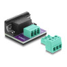Delock D-Sub 9 Pin Buchse zu 3 Pin Terminalblock Adapter für CAN / LIN Bus