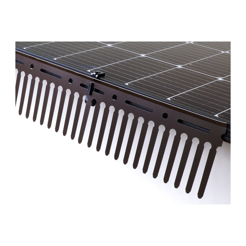 Delock Klammer für Tierabwehr Barriere / Taubenabwehr für Photovoltaik Solarmodule Kunststoff