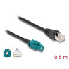 Delock Kabel HSD Z Buchse zu RJ45 Stecker 0,5 m