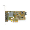 Delock PCI Express x4 Karte zu 2 x extern USB Type-C™ 40 Gbps (DP Alt Mode) Buchse – Low Profile Formfaktor