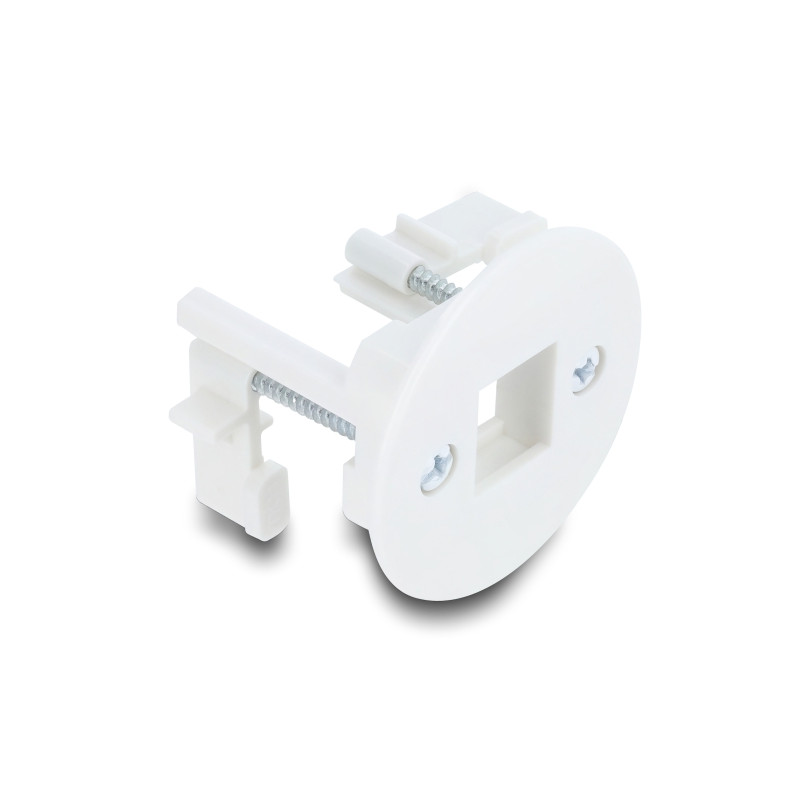 Delock Keystone Modulträger zur Wandmontage / Tischmontage weiß