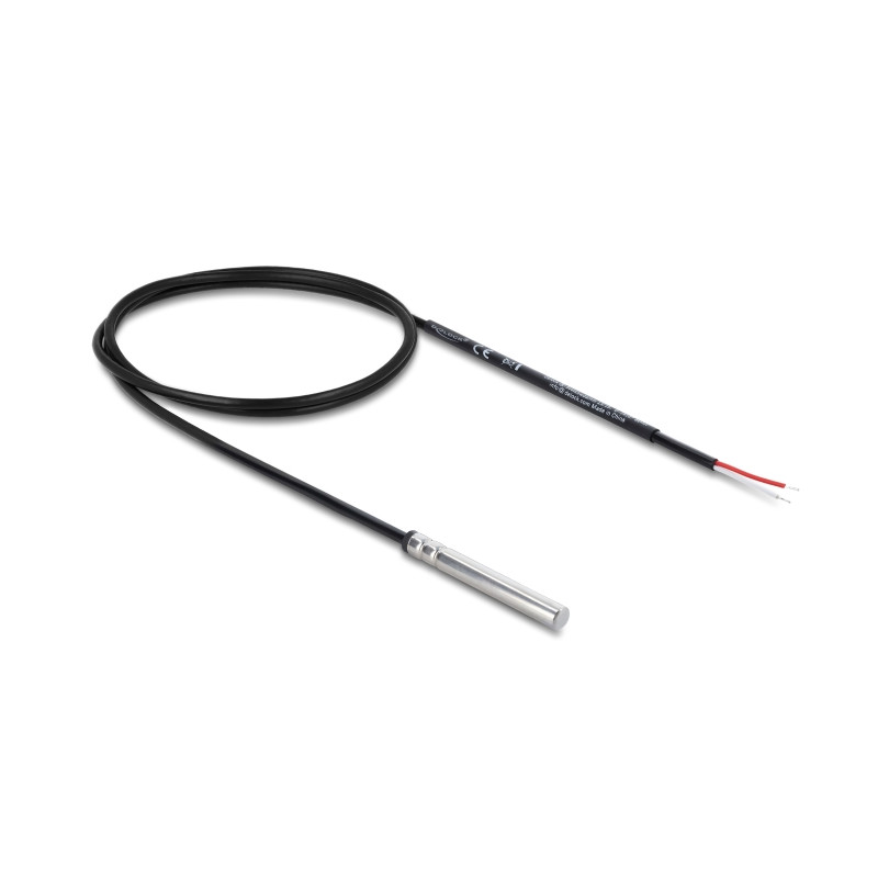 Delock Temperaturfühler-Kabel mit 2 x offene Kabelenden DS18B20 1 m