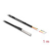 Delock Temperaturfühler-Kabel mit 3 x offene Kabelenden DS18B20 1 m