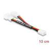 Delock Y-Lüfterkabel 1 x 3 Pin Buchse zu 2 x 3 Pin Stecker 10 cm
