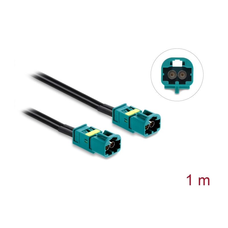 Delock Kabel Mini FAKRA Z Stecker dual zu FAKRA Z Stecker dual