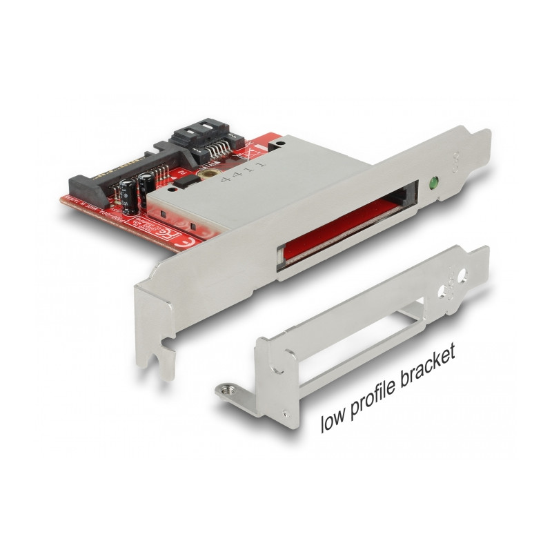 Delock SATA Card Reader für CFast Low Profile Formfaktor