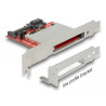 Delock SATA Card Reader für CFast Low Profile Formfaktor