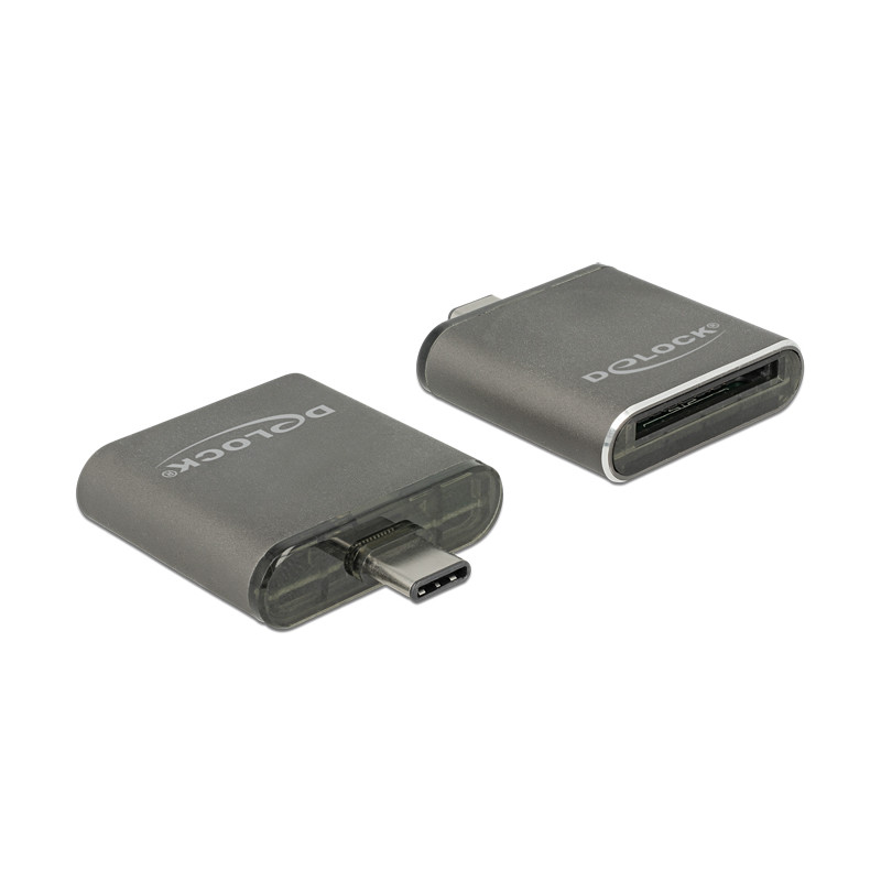 Delock USB Type-C™ SDHC / SDXC UHS-II / MMC Single Slot Card Reader