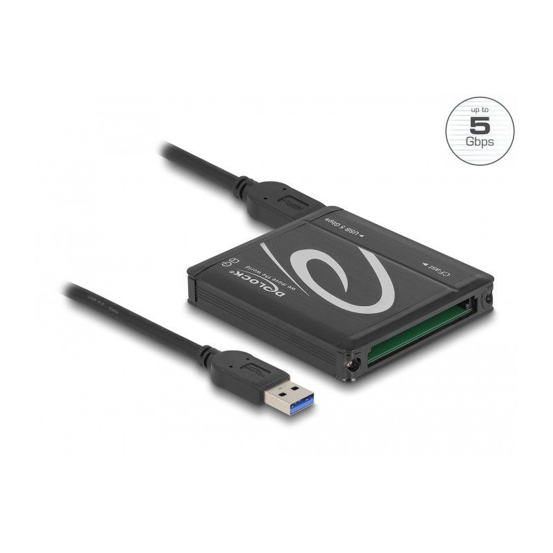 Delock SuperSpeed USB 5 Gbps Card Reader für CFast Speicherkarten