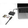 Delock USB-C™ Card Reader für XQD und SD Speicherkarten + USB 5 Gbps Typ-A Port