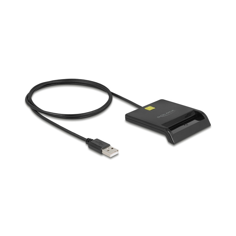 Delock USB 2.0 Smartcard Kartenleser für Smartcards mit Kontaktchip