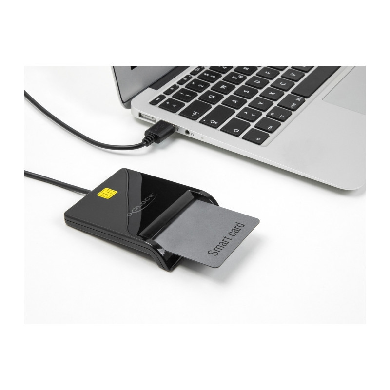 Delock USB 2.0 Smartcard Kartenleser für Smartcards mit Kontaktchip