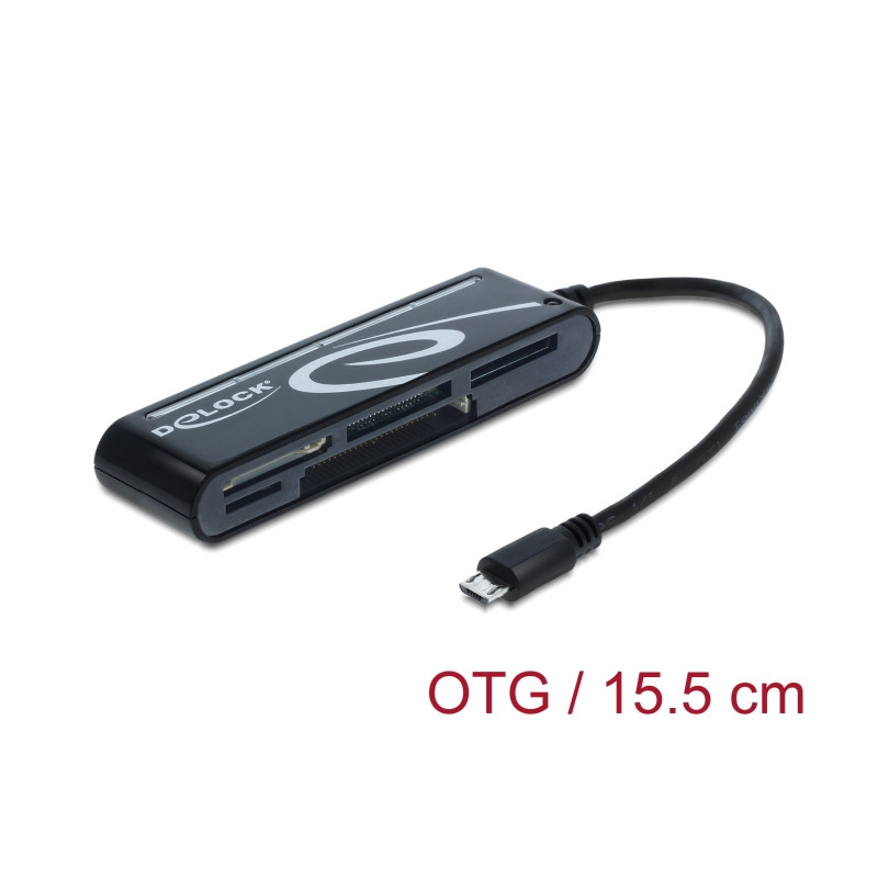 Delock Micro USB OTG Card Reader 5 Slots