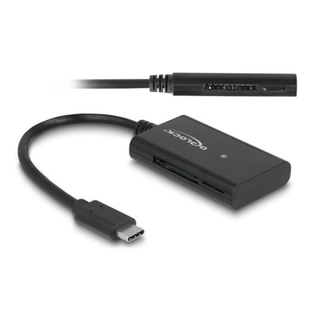 Delock USB 5 Gbps Card Reader USB Type-C™ Stecker 4 Slots