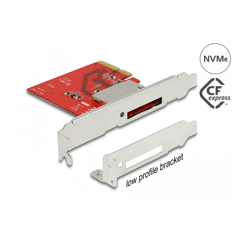 Delock PCI Express x4 Karte zu 1 x extern CFexpress / XQD Slot