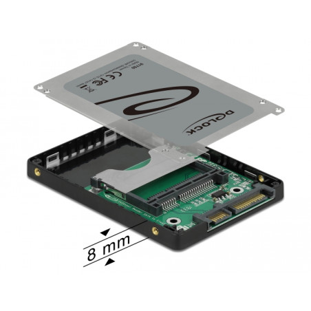 Delock 2.5″ SATA Card Reader für CFast Speicherkarten