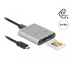 Delock USB Type-C™ Card Reader im Aluminium Gehäuse für CFexpress Speicherkarten