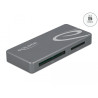 Delock USB Type-C™ Card Reader für CFast und SD Speicherkarten + USB Hub mit Typ-A und USB Type-C™ Port