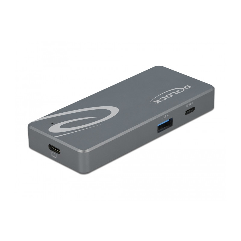 Delock USB Type-C™ Card Reader für CFast und SD Speicherkarten + USB Hub mit Typ-A und USB Type-C™ Port