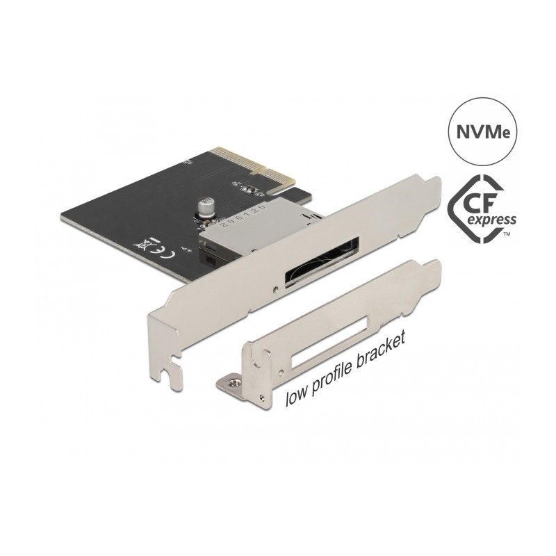 Delock PCI Express x4 Karte zu 1 x extern CFexpress Slot