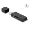 Delock SuperSpeed USB Card Reader für SD / Micro SD / MS Speicherkarten