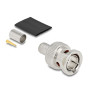 Delock BNC Stecker 75 Ohm zum Crimpen RG6 mit passendem Schrumpfschlauch