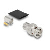 Delock BNC Stecker 75 Ohm zum Crimpen RG-11 mit passendem Schrumpfschlauch