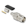 Delock TNC Buchse zum Crimpen RG-59 mit passendem Schrumpfschlauch