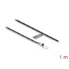 Delock Temperaturfühler-Kabel M4 mit 2 x offenen Kabelenden FEP Einzeladern B25/50 3950K 1 m