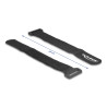Delock Klett-Kabelbinder mit Schlaufe L 280 x B 38 mm schwarz 3 Stück