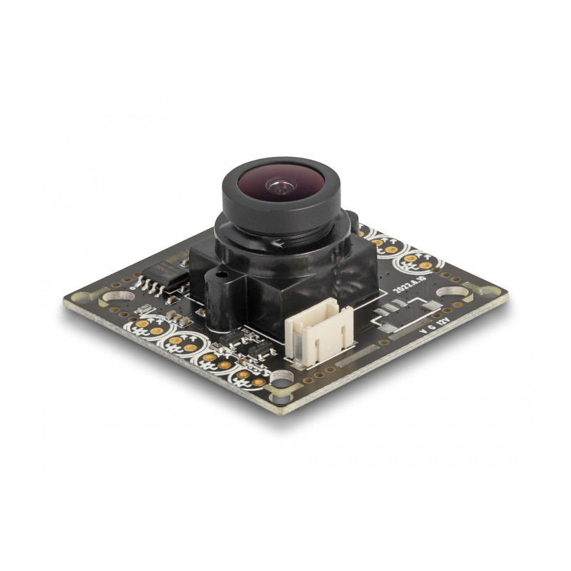 Delock Analoges CVBS Kameramodul mit HDR 2,1 Megapixel 130° V8 Fixfokus