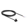 Delock Gabellichtschranke 5 mm Typ F mit 4 x offenen Kabelenden PNP L/D umschaltbar 2 m