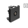 Delock Easy 45 Modul BNC Buchse zu BNC Buchse 50 Ohm schwarz