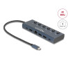 Delock USB Type-C™ Dockingstation 4K - HDMI / USB / Gigabit LAN / PD 3.0 90 W mit Schalter
