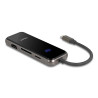 Delock USB Type-C™ Dockingstation 4K - HDMI / USB Hub / SD - Micro SD Slot / PD 3.0 85 W Oberfläche aus gehärtetem Glas