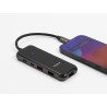Delock USB Type-C™ Dockingstation 4K - HDMI / USB Hub / SD - Micro SD Slot / PD 3.0 85 W Oberfläche aus gehärtetem Glas