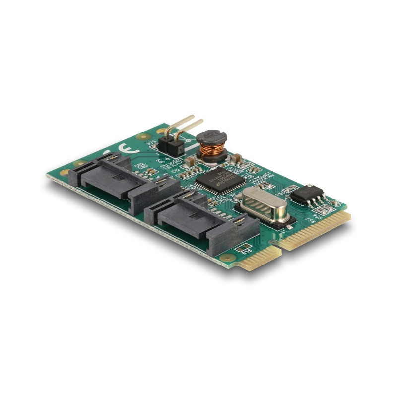 Delock Mini PCIe I/O PCIe full size 2 x SATA 6 Gb/s