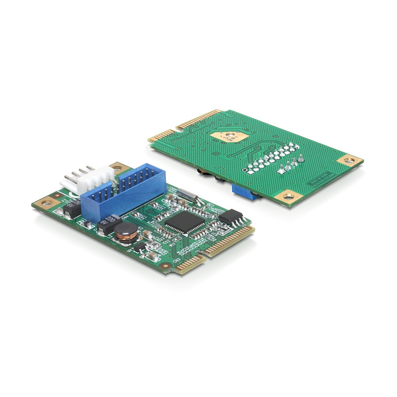 Delock Mini PCIe I/O PCIe full size 1 x 19 Pin USB 3.0 Pin Header