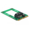 Delock Konverter mSATA full size - 1 x SATA 7 Pin Buchse