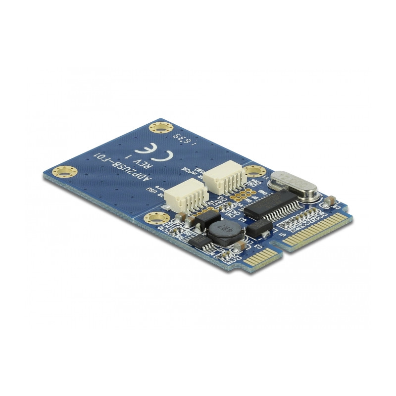 Delock Mini PCIe I/O full size 2 x USB 2.0 Typ-A Buchse