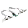 Delock Mini PCIe Karte - 4 x Seriell RS-232